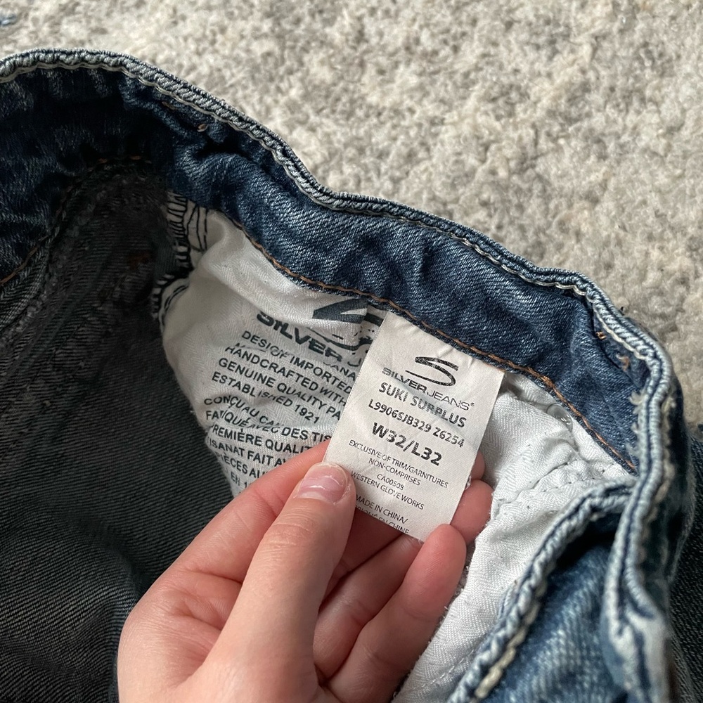 Silver Bootcut Jeans - Picture 5 of 7